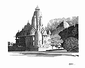 Le temple de Khajuraho 1